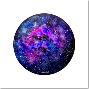 Purple Galaxy Posters and Art